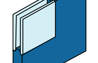 Fiberglass-Pedestrian-Door sanitary flush double glazing Diagram of sanitary flush double glazing