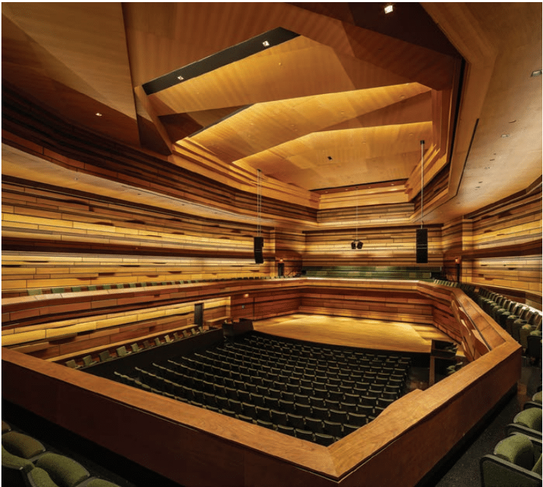 acoustic sliding door application overview 1 Interior of a theater