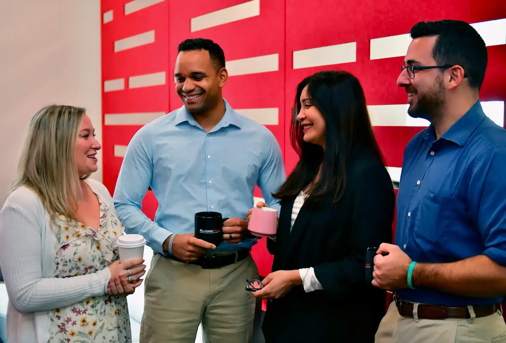 A group of Allmark Door employees.