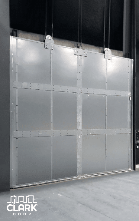 vertical acoustic door